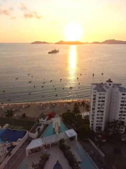 Apartamento Departamento Frente A La Bahia Acapulco Exterior foto